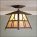 Smoky Mountain-Westhill One Light Semi Flush Mount in Rustic Brown (172|M47673AL-27)