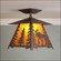 Smoky Mountain-Mountain Moose One Light Semi Flush Mount in Rustic Brown (172|M47627AM-27) Smoky Mountain-Mountain Moose One Light Semi Flush Mount in Rustic Brown (172|M47627AM-27)