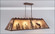 Rocky Mountain-Trout Four Light Island-Billiard in Rustic Brown (172|M45581AL-27)