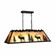 Rocky Mountain-Mountain Elk Black Iron Three Light Island-Billiard in Black Iron (172|M45433AL-97)