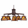 Smoky Mountain-Spruce Cone Five Light Chandelier in Rustic Brown (172|M41540AM-27)