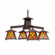 Smoky Mountain-Southview Four Light Chandelier in Rustic Brown (172|M41474AM-27)