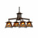 Smoky Mountain-Mountain Deer Four Light Chandelier in Rustic Brown (172|M41430AM-27)