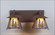 Smoky Mountain-Spruce Tree Two Light Bath Vanity Light in Rustic Brown (172|M35214AL-27)
