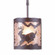 Kincaid-Mountain Deer One Light Pendant in Rustic Brown (172|M29130AL-ST-27)