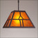 Rocky Mountain-Westhill One Light Pendant in Rustic Brown (172|M26573AM-ST-27)