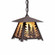 Smoky Mountain-Spruce Tree One Light Pendant in Rustic Brown (172|M23514AM-CH-27)