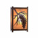Severn-Spruce Cone Two Light Wall Sconce in Rustic Brown (172|M14240AL-27)