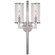 Liaison Two Light Wall Sconce in Polished Nickel (268|KW 2201PN-CG)