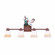 Parkshire-Mallard Duck Four Light Bath Vanity Light in Waterfowl/Rust Patina (172|H37466TT-06)