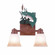 Parkshire-Trout Two Light Bath Vanity Light in Rust Patina (172|H37281TT-05)