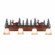 Denali-Mountain Deer Four Light Bath Vanity Light in Cedar Green/Rust Patina (172|H32430TT-03)