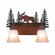 Denali-Mountain Moose Two Light Bath Vanity Light in Cedar Green/Rust Patina (172|H32227TT-03)