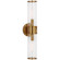 Liaison Two Light Wall Sconce in Antique-Burnished Brass (268|KW 2118AB-CG)