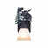 Wasatch-Alaska Moose Hunter Green/Black Iron One Light Wall Sconce in Hunter Green/Black Iron (172|H14122TT-78)