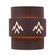 Northridge-Deception Pass Two Light Wall Sconce in Rustic Brown (172|A56202-27)