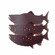 Crestline-Salmon One Light Wall Sconce in Rustic Brown (172|A52061-27)