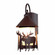 Vista-Moose One Light Wall Sconce in Rustic Brown (172|A51428FC-27)