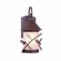 Vista-Pine Cone One Light Wall Sconce in Rustic Brown (172|A51420FC-27)