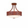 Ridgemont-Maple Cutout Three Light Semi-Flush Mount in Rust Patina (172|A48806-02)