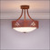 Ridgemont-Deception Pass Three Light Semi-Flush Mount in Rust Patina (172|A48802-02)