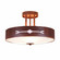 Crestline-Del Rio Three Light Semi-Flush Mount in Rust Patina (172|A48385FC-02)