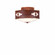 Ridgemont-Pueblo Two Light Close-to-Ceiling Light in Rust Patina (172|A47984-02)