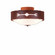 Ridgemont-Del Rio Three Light Close-to-Ceiling Light in Rust Patina (172|A47885-02)