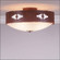 Ridgemont-Pueblo Three Light Close-to-Ceiling Light in Rust Patina (172|A47784-02)