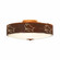 Ridgemont-Bison Three Light Close-to-Ceiling Light in Rust Patina (172|A47239-02)