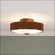 Ridgemont-Rustic Plain Rust Patina Three Light Close-to-Ceiling Light in Rust Patina (172|A47101-02)