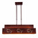 Ridgemont-Bison Three Light Island Pendant in Rust Patina (172|A45939-02)