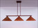 Canyon-Rustic Plain Three Light Island Pendant in Rust Patina (172|A45501-02)