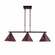 Canyon-Deception Pass Two Light Island Pendant in Rustic Brown (172|A45202-27)