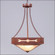 Ridgemont-Del Rio Three Light Chandelier in Rust Patina (172|A45185AL-HR-02)