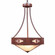 Ridgemont-Pueblo Three Light Chandelier in Rust Patina (172|A45184AL-HR-02)