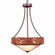 Ridgemont-Bison Three Light Chandelier in Rust Patina (172|A45139AL-HR-02)
