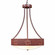 Ridgemont-Maple Cutout Three Light Chandelier in Rust Patina (172|A45106FC-HR-02)