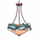 Crestline-Trout Three Light Chandelier in Fish/Rust Patina (172|A44881AL-HR-05)