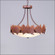 Crestline-Maple Leaf Three Light Chandelier in Rust Patina (172|A44705FC-HR-02)