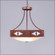 Ridgemont-Pueblo Three Light Chandelier in Rust Patina (172|A44684FC-HR-02)