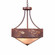 Ridgemont-Horse Cutout Three Light Chandelier in Rust Patina (172|A44659AL-HR-02)