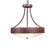 Ridgemont-Rustic Plain Rust Patina Three Light Chandelier in Rust Patina (172|A44601FC-HR-02)