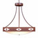 Ridgemont-Pueblo Eight Light Chandelier in Rust Patina (172|A42684AF-HR-02)
