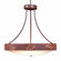Ridgemont-Fish Cutout Eight Light Chandelier in Rust Patina (172|A42662AF-HR-02)