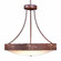 Ridgemont-Horse Cutout Eight Light Chandelier in Rust Patina (172|A42659AF-HR-02)