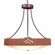 Ridgemont-Mountain Cutout Eight Light Chandelier in Rust Patina (172|A42641AF-HR-02)