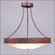 Ridgemont-Rustic Plain Rust Patina Eight Light Chandelier in Rust Patina (172|A42601AF-HR-02)