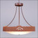 Ridgemont-Mountain Cutout Seven Light Chandelier in Rust Patina (172|A42541AF-HR-02)