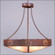 Ridgemont-Maple Cutout Seven Light Chandelier in Rust Patina (172|A42506AL-HR-02)